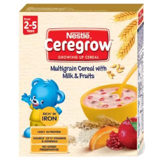 Nestle Ceregrow Multi Grain Cereal with Milk & Fruits Cereal  (300 g, 24+ Months)